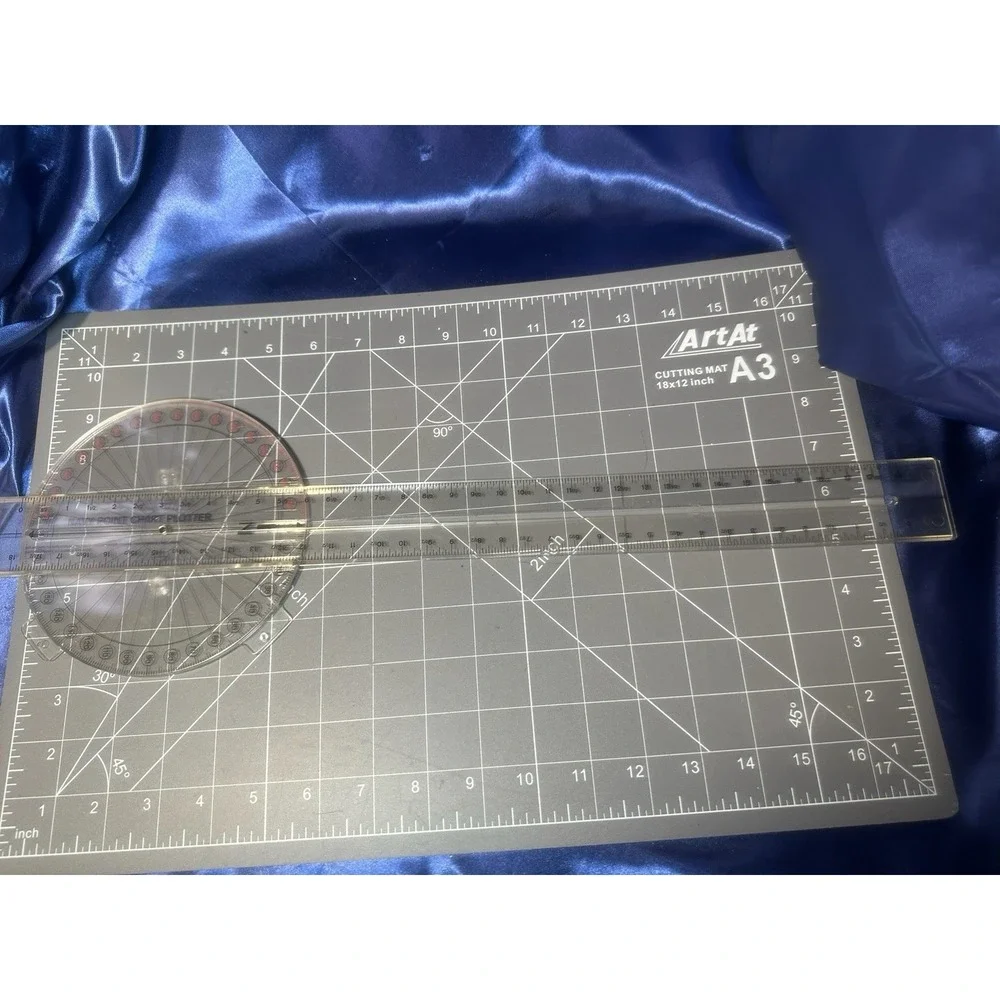 Protractor 2-Arm Navy Point Chart Plotter Tool, 18